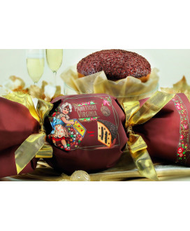 Virginia, panettone al cioccolato incartato a caramella. Vendita online panettoni artigianali Virginia Sassello miglior prezzo