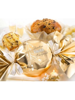 Virginia - Panettone Champagne - Candy gold wrapping - 1000g