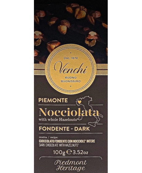 Venchi - Extra Fondente e Nocciole - 100g