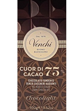 Venchi - Chocolight - Fondente 75% - 100g