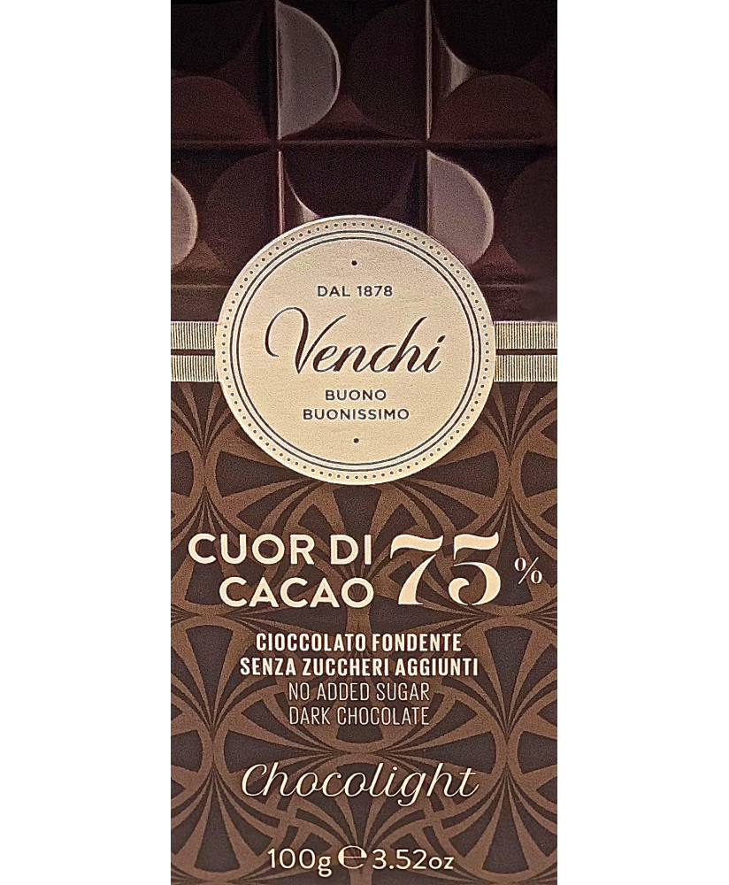 Venchi - Chocolight - Fondente 75% - 100g