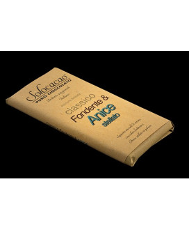 Solocacao Dark and anise - Shop online chocolate bars Solocacao. Reggio Emilia chocolate shop best price bar choco