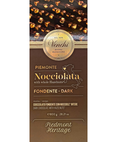 Venchi - Dark Chocolate and Hazelnut - 800g