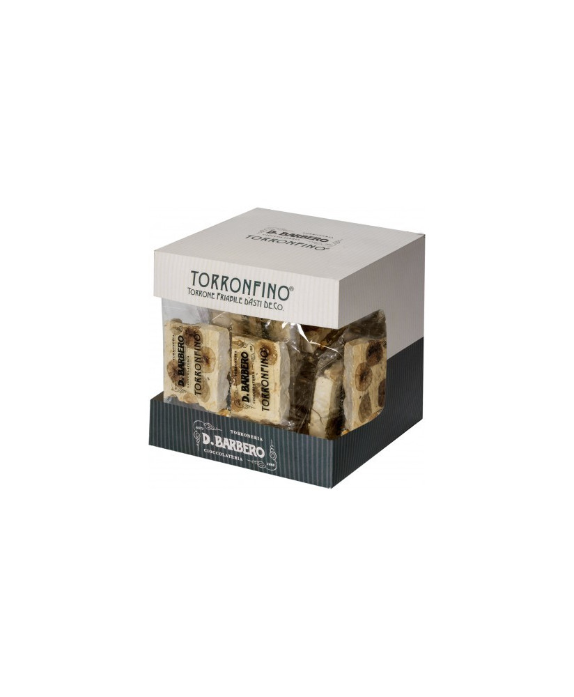 Shop online italian nougat Barbero, crumbly torronfino nougat quality. Sales nougat