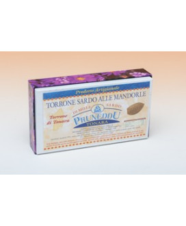Pruneddu - Nougat of Tonara almonds and honey - Online shop Sardinian artisan nougat with Tonara almonds