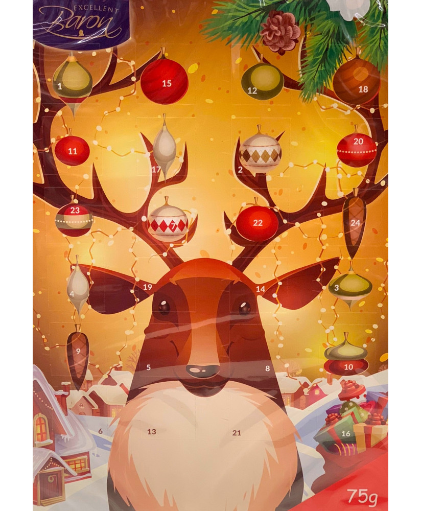 Vendita online Calendario d'Avvento con cioccolatini al latte Windel al miglior prezzo. Shop on line confezioni Natalizie per ba