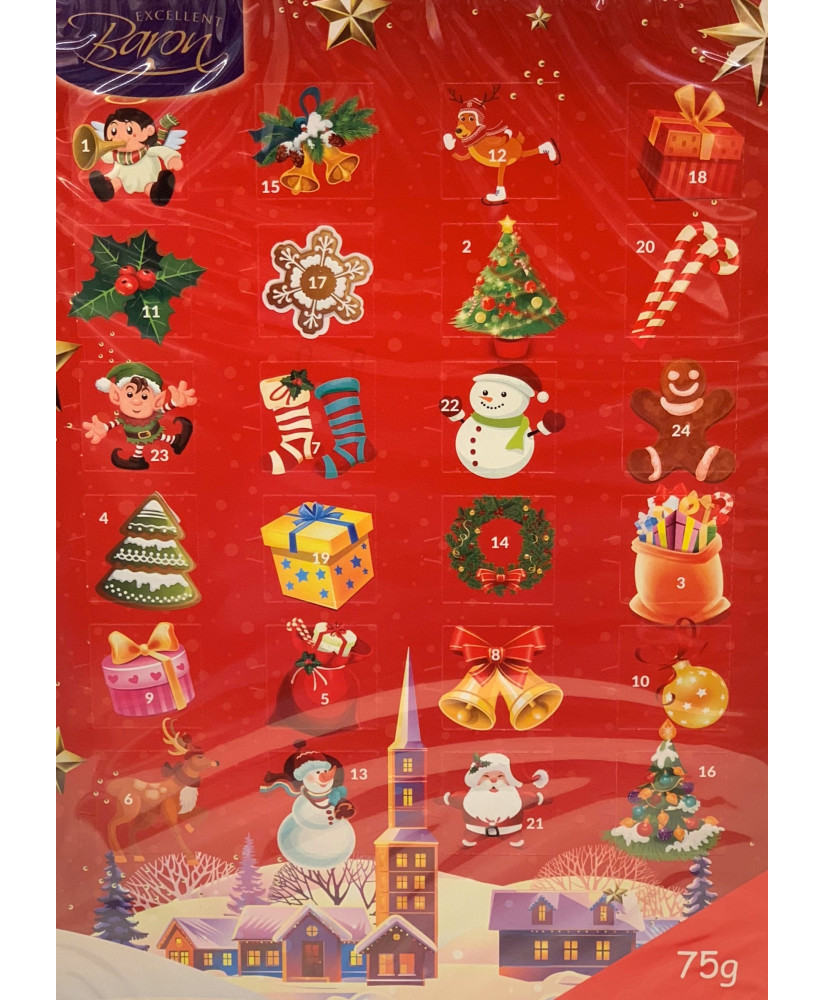 Vendita online Calendario d'Avvento con cioccolatini al latte Windel al miglior prezzo. Shop on line confezioni Natalizie per ba