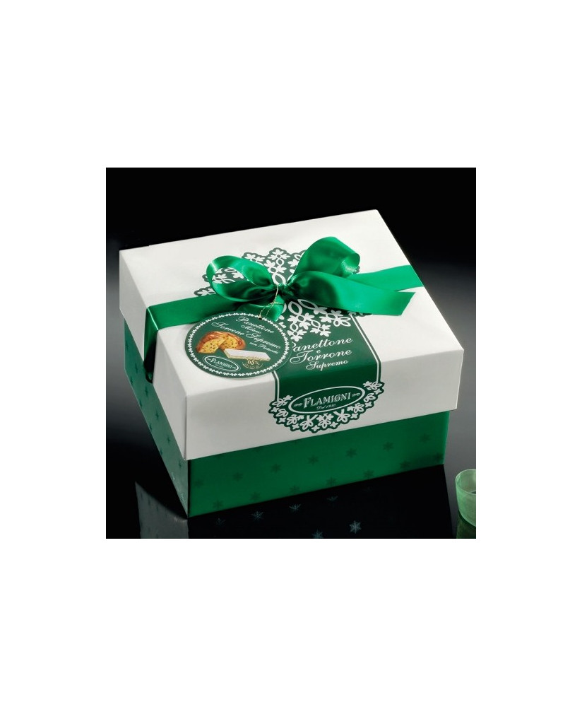 Vendita online panettone Flamigni classico Milano incartato a mano. Shop on-line panettoni artigianali, dolce da forno lievitato