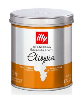 Vendita online caffè illy macinato moka monoarabica Etiopia, caffè in polvere di qualità al miglior prezzo. Shop on-line.