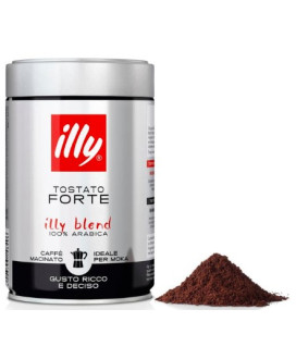 Shop online Coffee Illy Moka Dark Toasting, best online cafe price. Sale illy ground black coffee, toasting strong