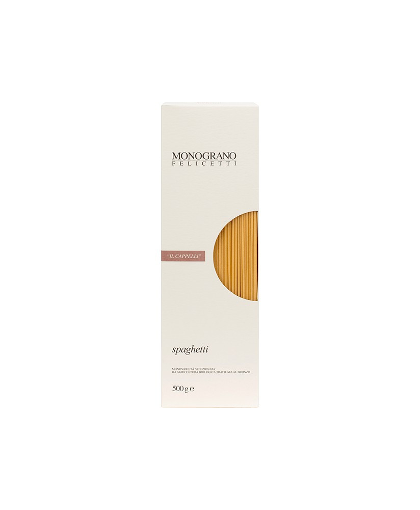 Vendita online Spaghetti Felicetti biologici di semola di grano Senatore Cappelli MONOGRANO trafilata al bronzo. Shop