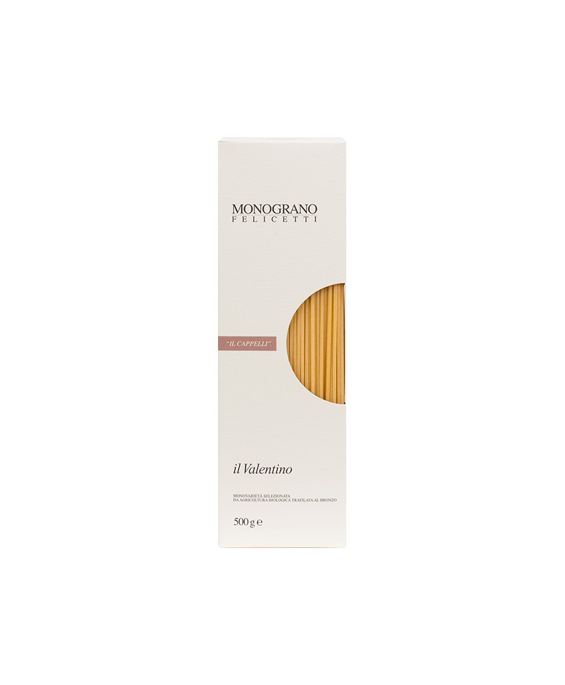 Vendita online Il Valentino Felicetti biologici di semola di grano Senatore Cappelli MONOGRANO trafilata al bronzo. Shop