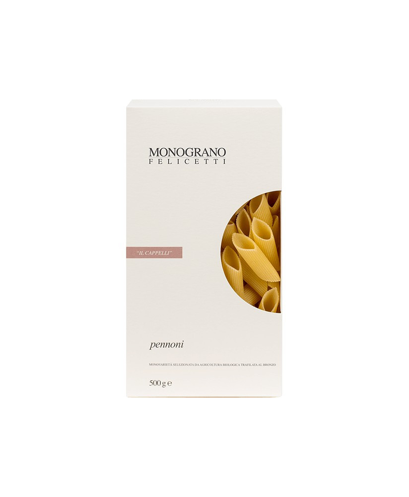 Vendita online Pennoni Felicetti biologici di semola di grano Senatore Cappelli MONOGRANO trafilata al bronzo. Shop