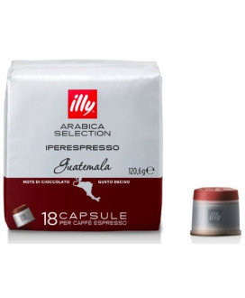 Vendita online capsule Illy Caffe' Monoarabica Guatemala per macchina iperespresso. Confezione da 21 caffè espresso. Shop on-lin