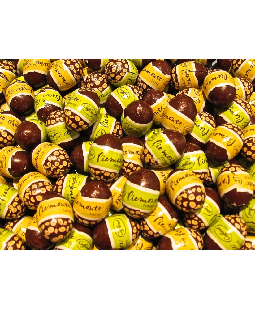 Caffarel - Piemonte Hazelnuts - Dark and Milk Chocolate Eggs - 100g