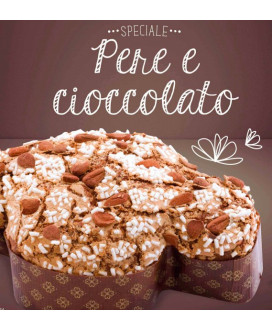 Handcrafted Easter cakes Filippi. Colomba Chocolate and pears - Shop online italian colomba handmade Easter