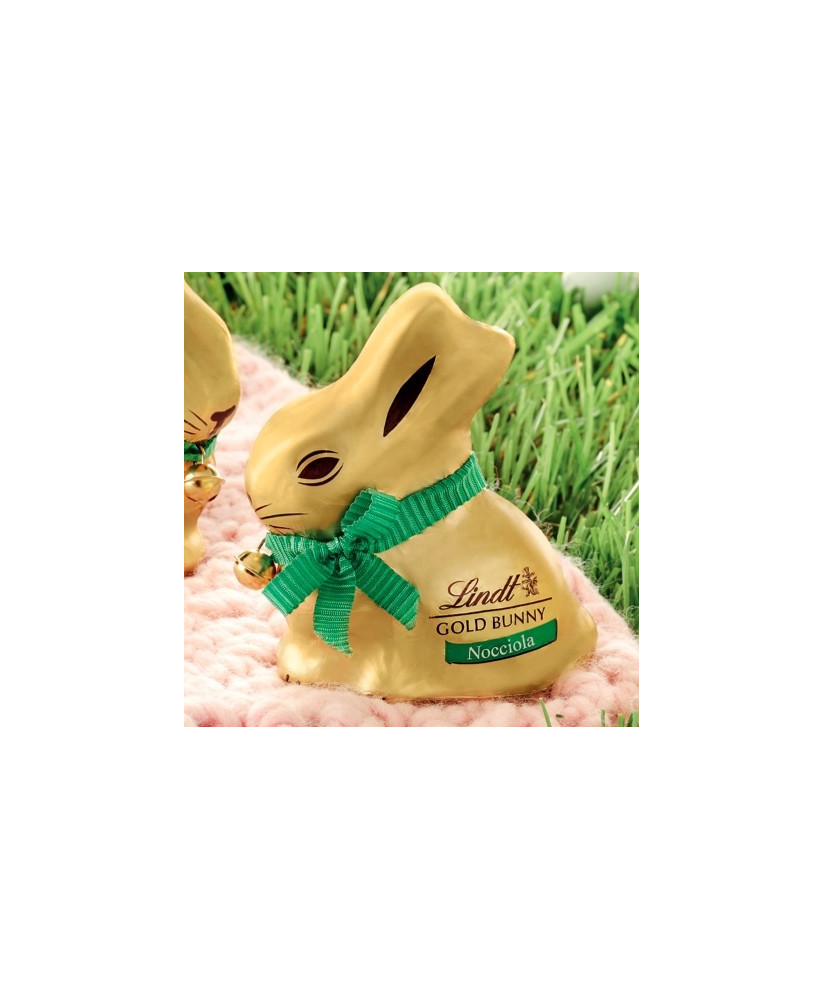Vendita online Coniglietti Gold Bunny di Pasqua Lindt & Sprüngli NOVITA' GUSTO NOCCIOLA! (SCONTO 10%). Shop on line Coniglietto 