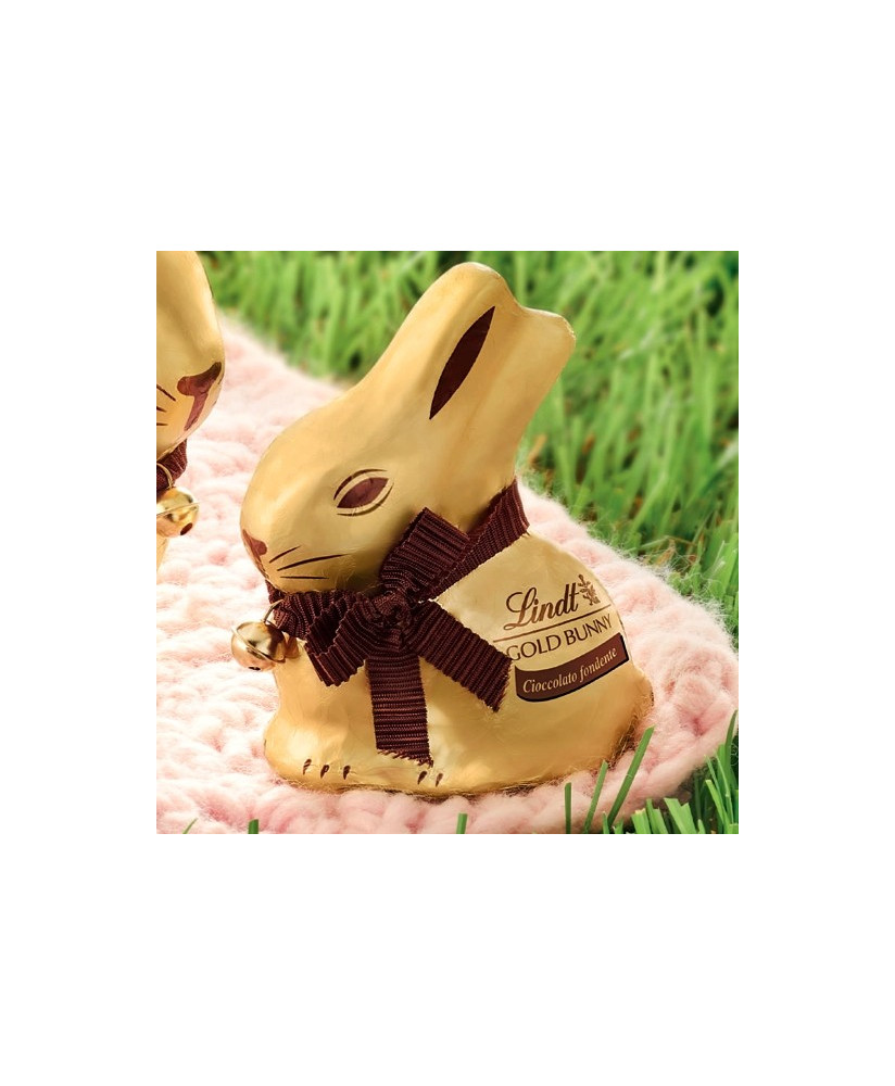 Vendita online Coniglietti Gold Bunny di Pasqua Lindt & Sprüngli fondenti (SCONTO 10%). Shop on line Coniglietto di cioccolato f