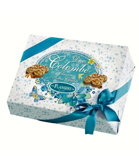 FLAMIGNI - COFANETTO CON DUE COLOMBE - 750g X 2