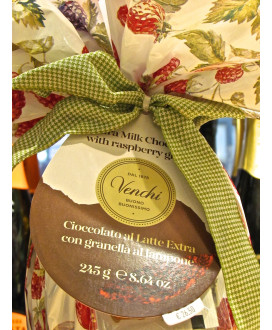 Vendita online uova di cioccolato Venchi, fondente e lampone. Shop on line uova di cioccolata senza glutine
