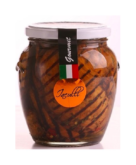 Frantoio Oleario Iaculli Vincenzo di Cerignola - Melanzane grigliate sott'olio - vendita online sottolii pugliesi miglior prezzo