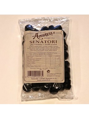 Liquirice Amarelli - Senatori with violet 100g