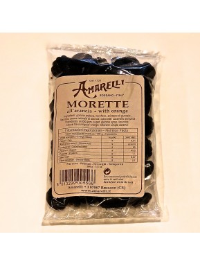 Liquirice Amarelli - Morette with orange 100g