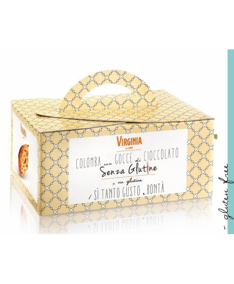 Vendita on line colombe di Pasqua Virginia con gocce di cioccolato senza glutine. Shop on line Colomba Vendita on line colombe di Pasqua Virginia con gocce di cioccolato senza glutine. Shop on line Colomba