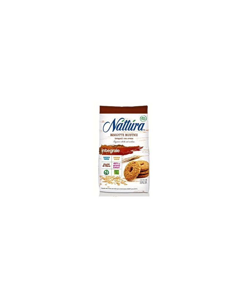 Vendita online biscotti Nattura Rustici. Shop online biscotti integrali. Biscotti Nattura vegani e biologici