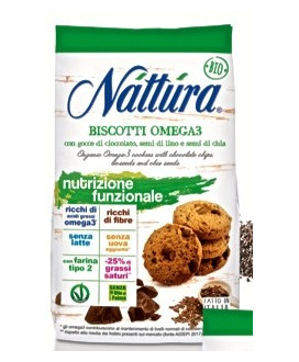Vendita online biscotti Nattura Omega3. Shop online biscotti con Omega3. Biscotti Nattura vegani e biologici