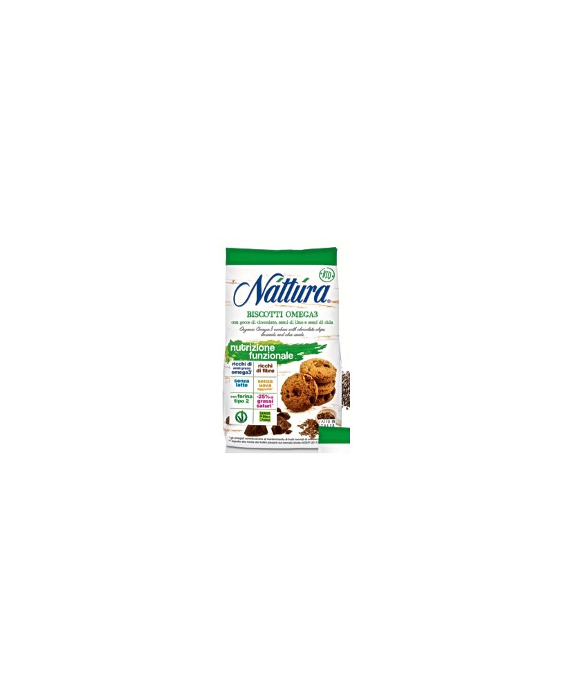 Vendita online biscotti Nattura Omega3. Shop online biscotti con Omega3. Biscotti Nattura vegani e biologici