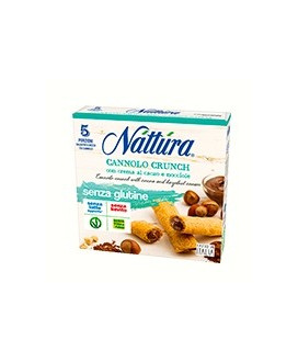 Vendita online cannoli Nattura cacao e nocciole. Shop online cannoli. Biscotti Nattura vegani e biologici