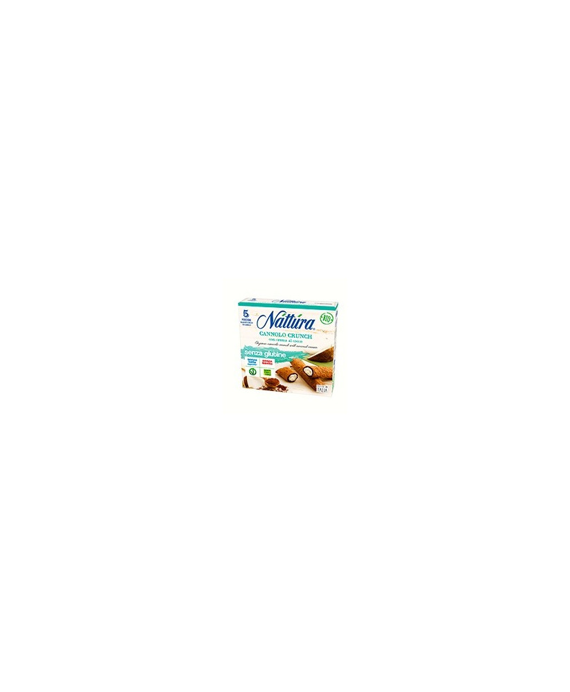 Vendita online cannoli Nattura con crema al cocco. Shop online cannoli. Biscotti Nattura vegani e biologici