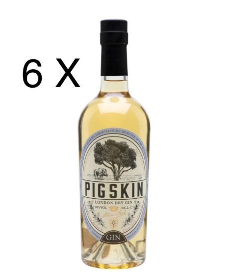 (6 BOTTLES) Silvio Carta - Pigskin - London Dry Gin - 70cl