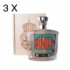 (3 BOTTIGLIE) Silvio Carta - Gin Giniu - Ginepro Sardo - Astucciato in Legno - 70cl