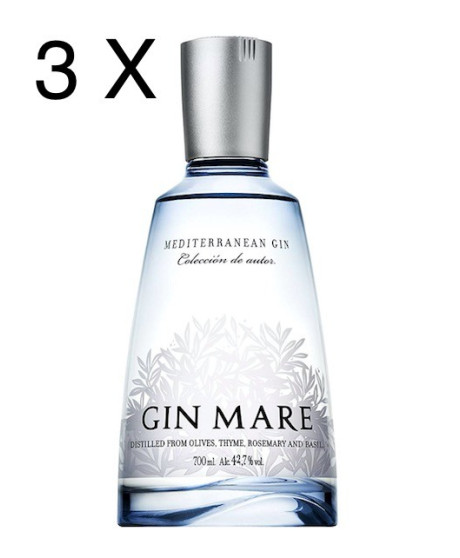 (3 BOTTIGLIE) Gin Mare - Mediterranean Gin - Colecciòn de Autor - 70cl