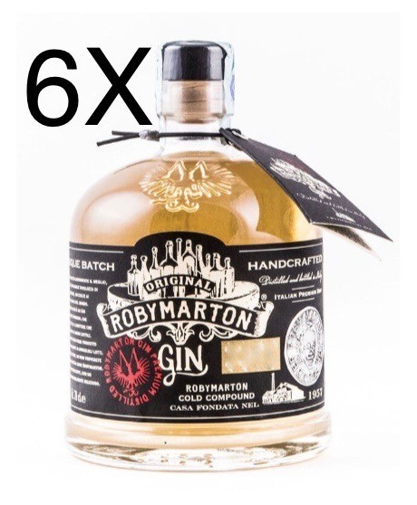 (6 BOTTIGLIE) Roby Marton - Italian Premium Dry Gin - 70cl  