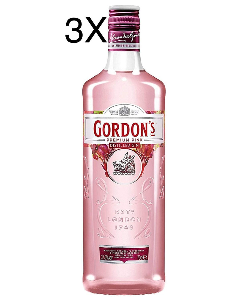 Gordon's Pink gin online shop. Best price Gin Gordon's Pink, with red fruits. Quality Gin fast delivery.
