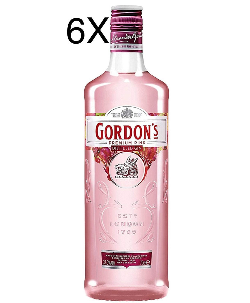 Gordon's Pink gin online shop. Best price Gin Gordon's Pink, with red fruits. Quality Gin fast delivery.