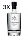 (3 BOTTLES) Isfjord - Premium Artic Gin - 70cl.