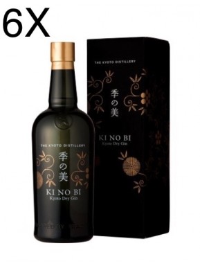 (6 BOTTLES) The Kyoto Distillery - Gin Ki No Bi - Dry Gin - 70cl