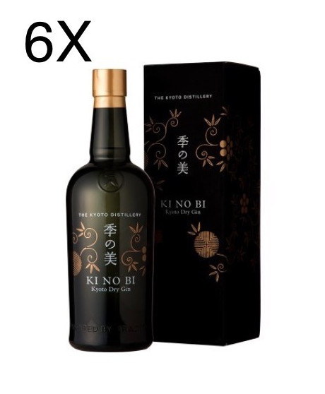 (6 BOTTLES) The Kyoto Distillery - Gin Ki No Bi - Dry Gin - 70cl