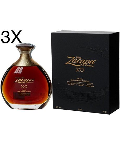 (3 BOTTIGLIE) Zacapa XO - Solera Gran Reserva Especial - Centenario - 70cl - Astucciato