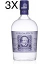 (3 BOTTLES) Diplomatico - Planas - White Rum - 6 Years - 70cl