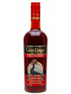 Goslings - 151 Proof - Black Seal - Bermuda Rum - 70cl