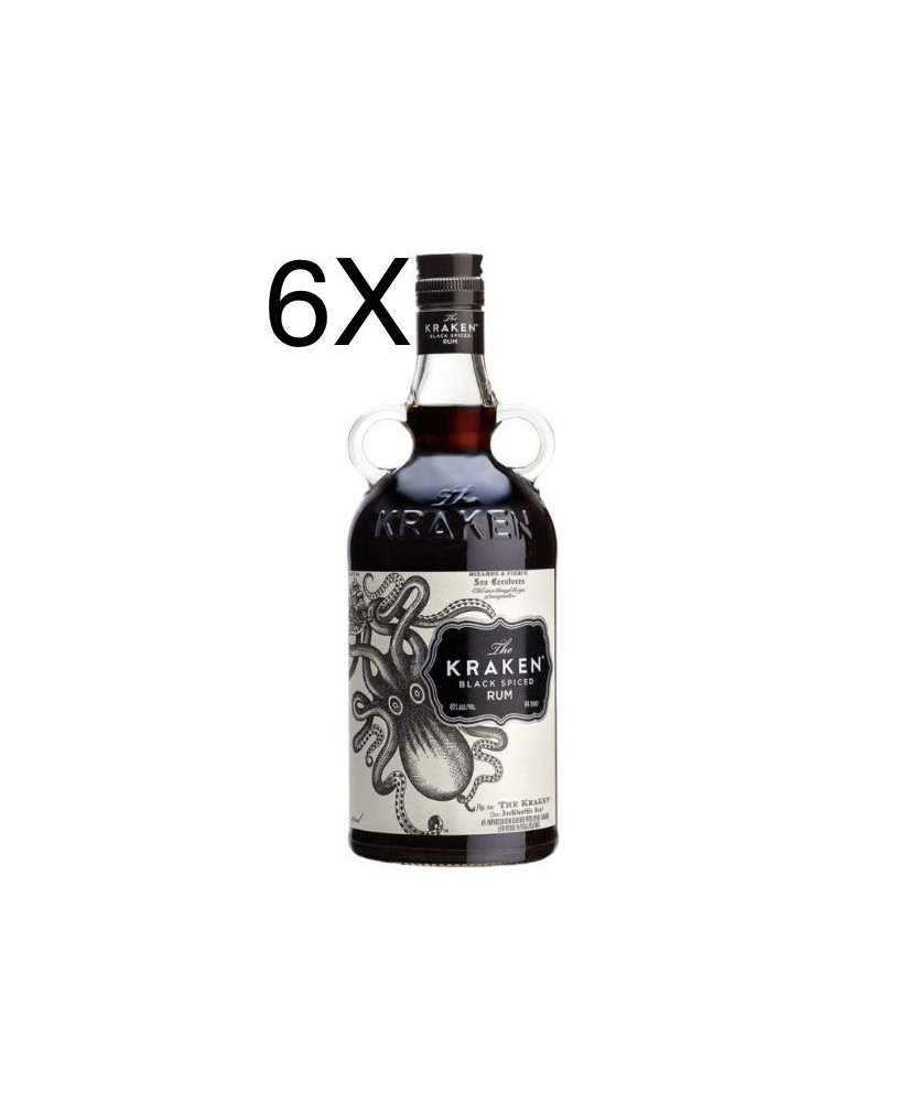 Vendita online rum Kraken, rum nero speziato dei caraibi. Shop on line Rhum Kraken, miglior prezzo on-line mixer rum