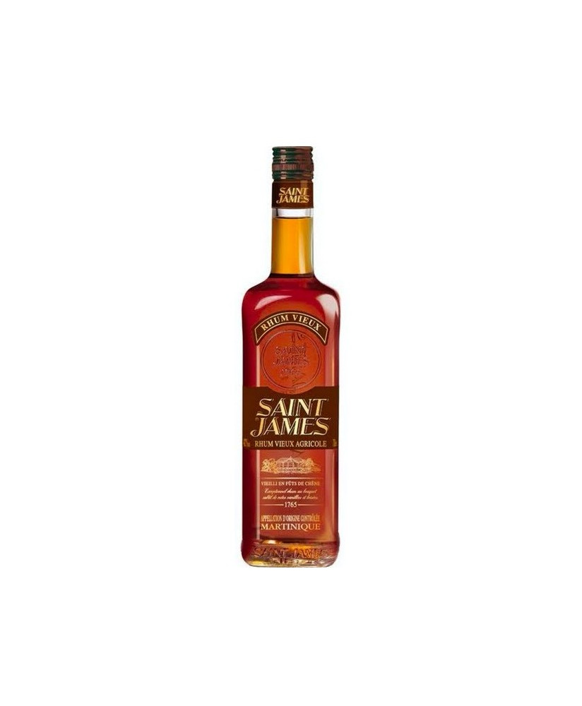 Shop online Rum Saint James Vieux rum of Martinique aged in oak barrels. Shop on line rhum best price.