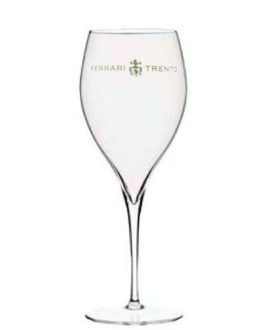 Vindita online bicchiere in vetro da champagne Trento Doc Ferrari