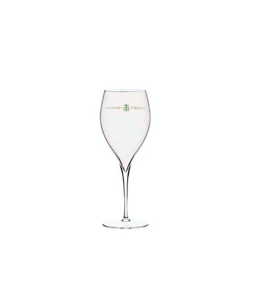 Vindita online bicchiere in vetro da champagne Trento Doc Ferrari