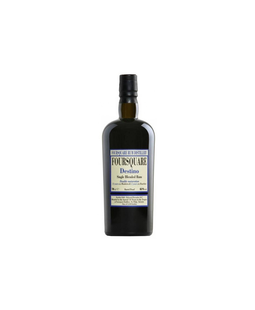 Vendita online Rum Foursquare Destino 2003 Edizione limitata Velier 70 anni. Barbados Richard Seale 